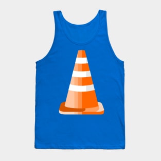 Orange Road Cone Tank Top